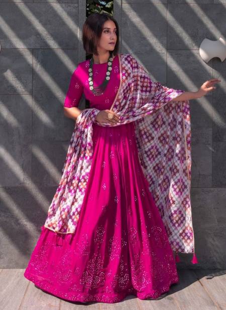 Pink Colour Anandam Latest Designer Ethnic Wear Georgette Lehenga Choli Collection 2431